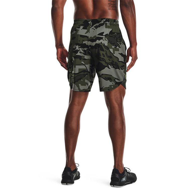 Under Armour Outdoor Training Camouflage Loose Shorts Men Shorts Green 1361508-310