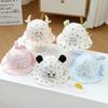 Cute Animals Print Ruffle Brim Baby Bucket Hat Spring Summer Cartoon Sun Visors Fisherman Cap Kids Boys Girl Panama Hat