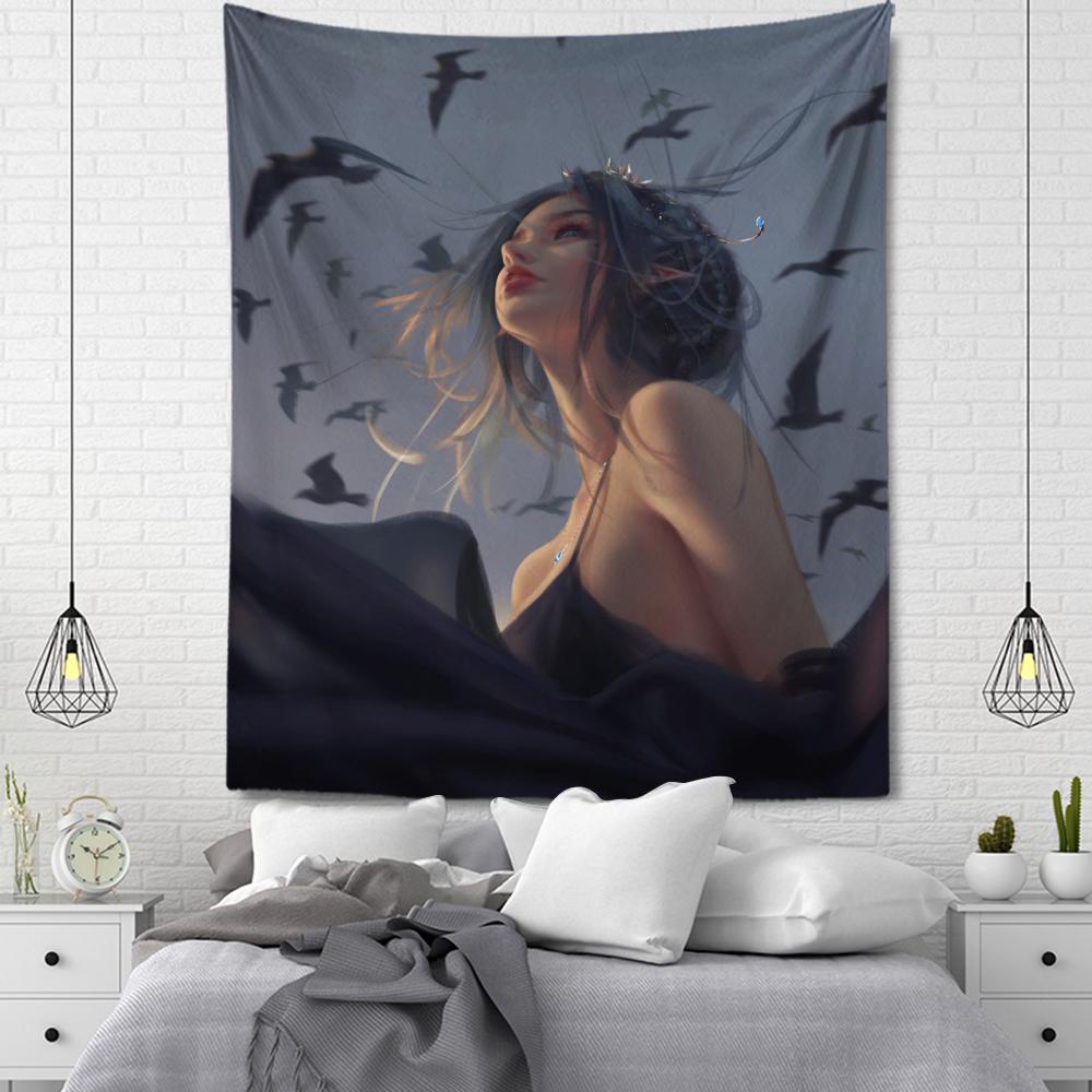 Anime Tapestry Room Decoration Home Decoration Sexy Anime Character Hanging Cloth Wall Decoration Living Room Decoration