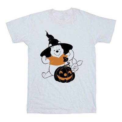 Girls Pumpkin Cotton Halloween T-Shirt