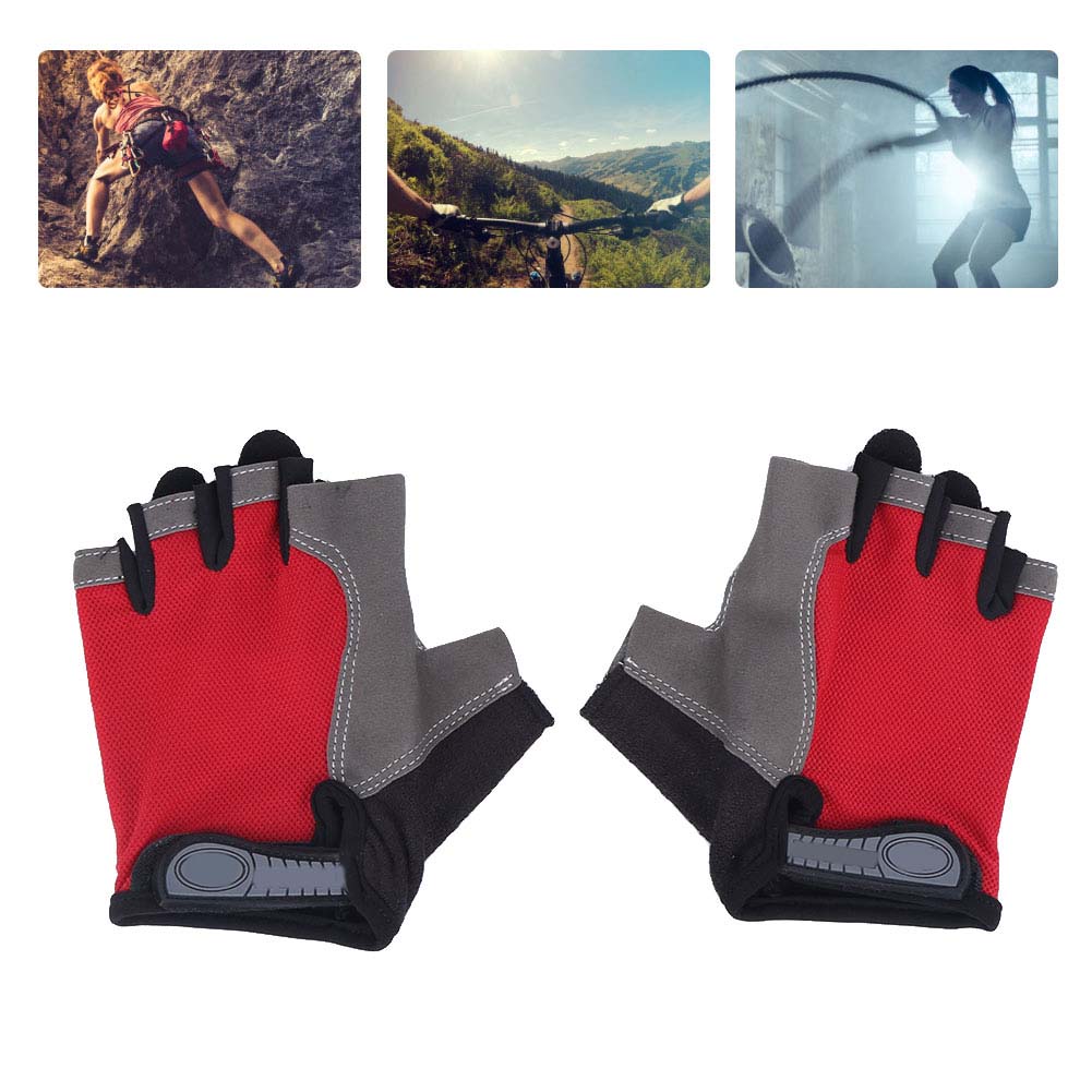 Outdoor Exercise Sports AntiSlip Half Finger Gloves for Outdoor Riding Cycling Climbing