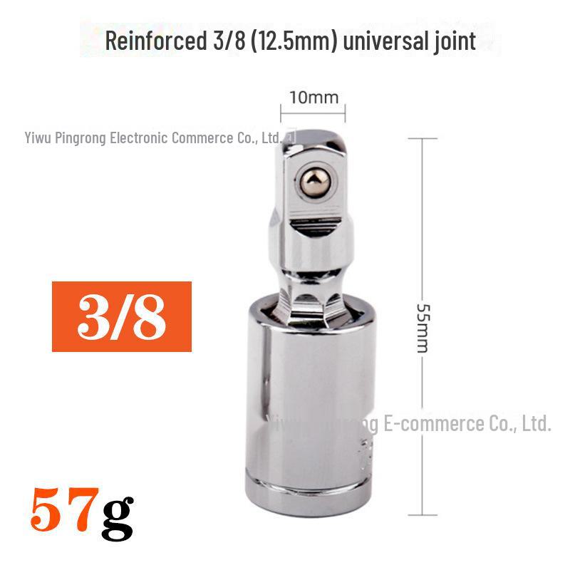 3-in-1 Ratchet Wrench Socket Adapter: 1/2 To 3/8 To 1/4 Conversion Head