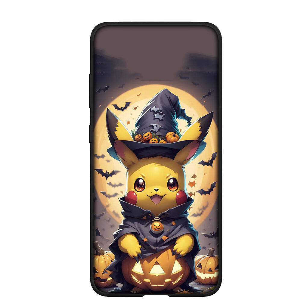 Handyhülle für Samsung Galaxy S25 S23 S22 S24 Ultra FE Plus A05 A06 A15 A16 A36 A37 A35 A52 A54 A55 A56 A57 A25 A53 A17 Anime Pokemon GO Pikachu Hülle