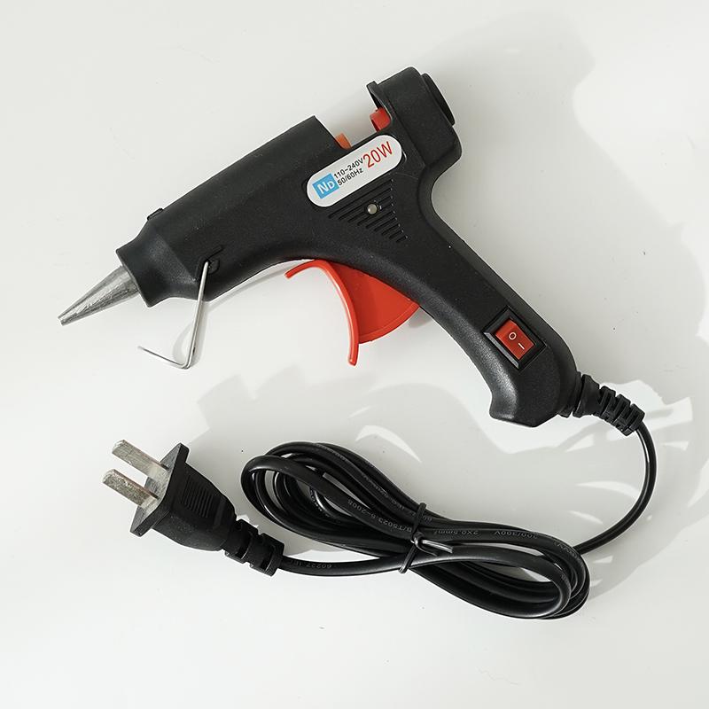 Yuhou Hot Melt Glue Gun with Sticks for DIY Flower Crafting - 20/25/40W