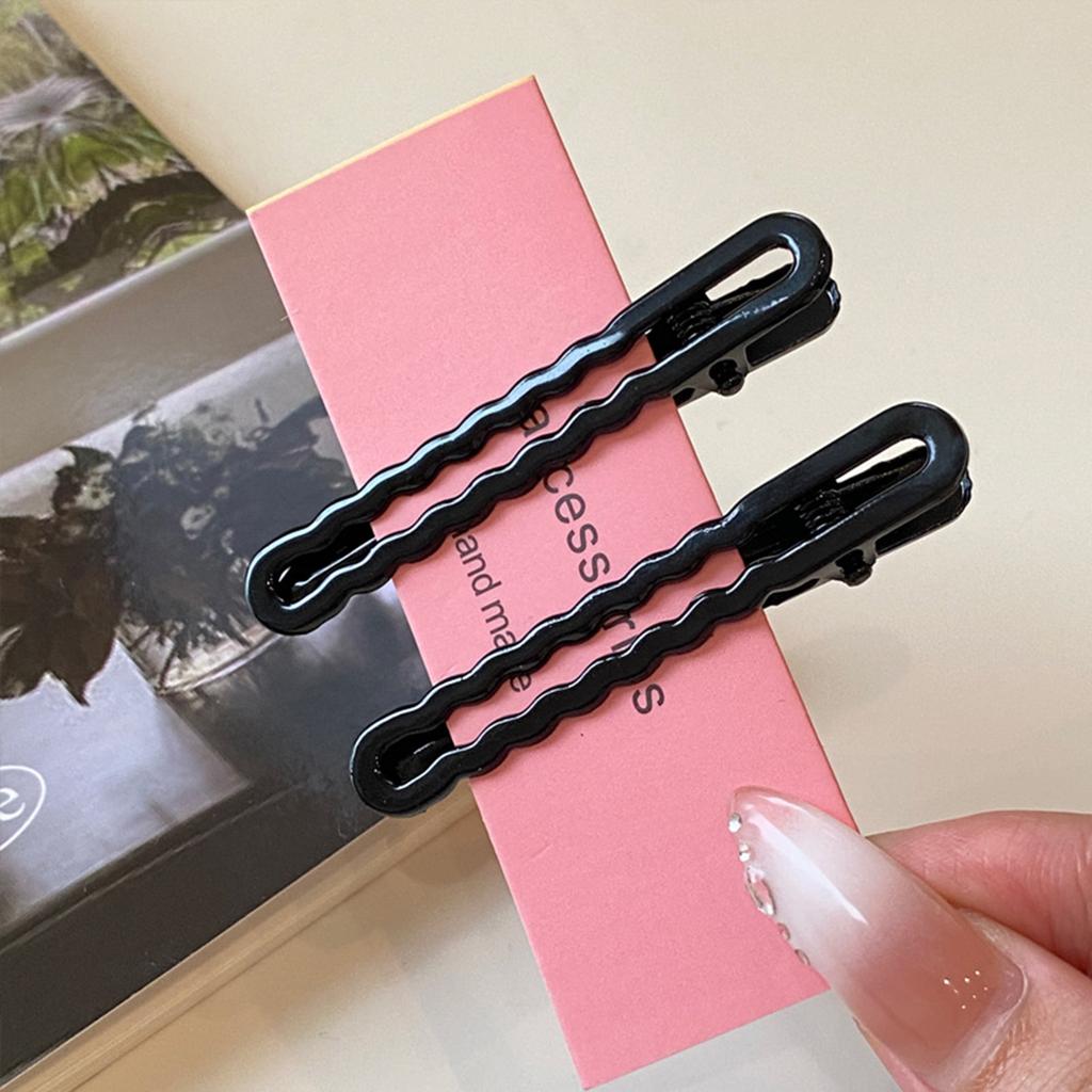 2/4/8pcs Candy Colored Seamless Hair Clip Cute Duckbill Hair Side Clips for Women Girls DIY Hair Accessories