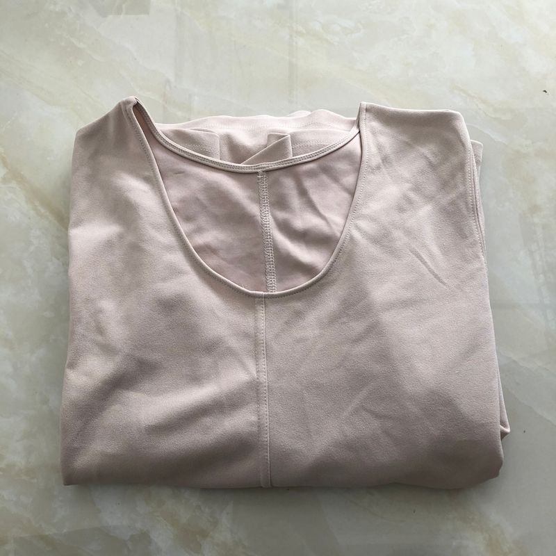 

Orders Exported to Japan Dress Spring and Autumn New Women s Clothing Fashion Loose round Neck Pullover Long sleeve Stretch A- line Long dress 28990 Beige B- 16-22-4 38#