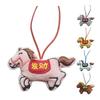 Bag Pendant Cartoon Horse Doll Hanging Ornament Horse Zodiac Brooch Bags Keys Accessory Statement Gift
