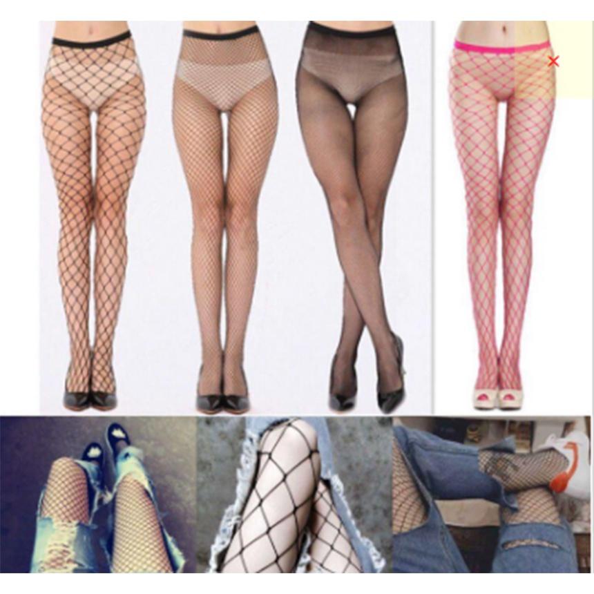 Elegant Fishnet Stockings Large And Small Mesh Ultra-sheer Tights For Women