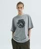 Syubes Retro Disco Ball Symbol T-Shirt [Melange Gray]