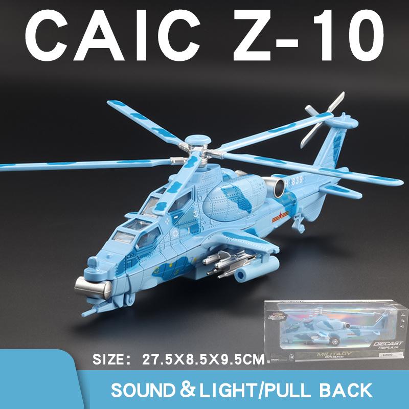 Discover Intime Light 1:72 Wz-10 Helicopter Toyalloy Diecast Metal Model Sound & Toy Fighter Model Ornaments Collect Hobby Model Ornaments Gift