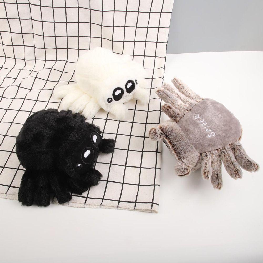 Cute Spider Stuffed Plush Toy Soft Spider Ornaments Creative Plush Spider Doll  Xmas Gift