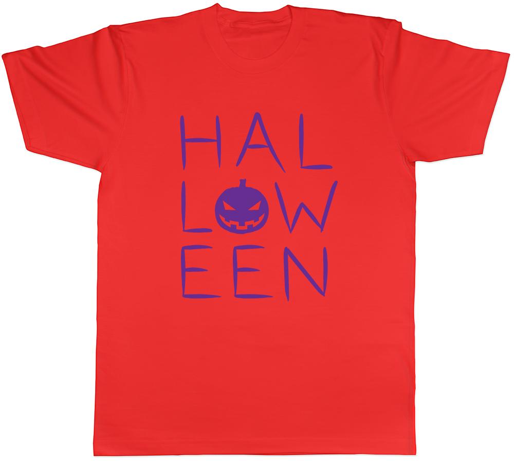 Spooky Halloween Purple Unisexs Unisexs Ladies T Shirt Tee S