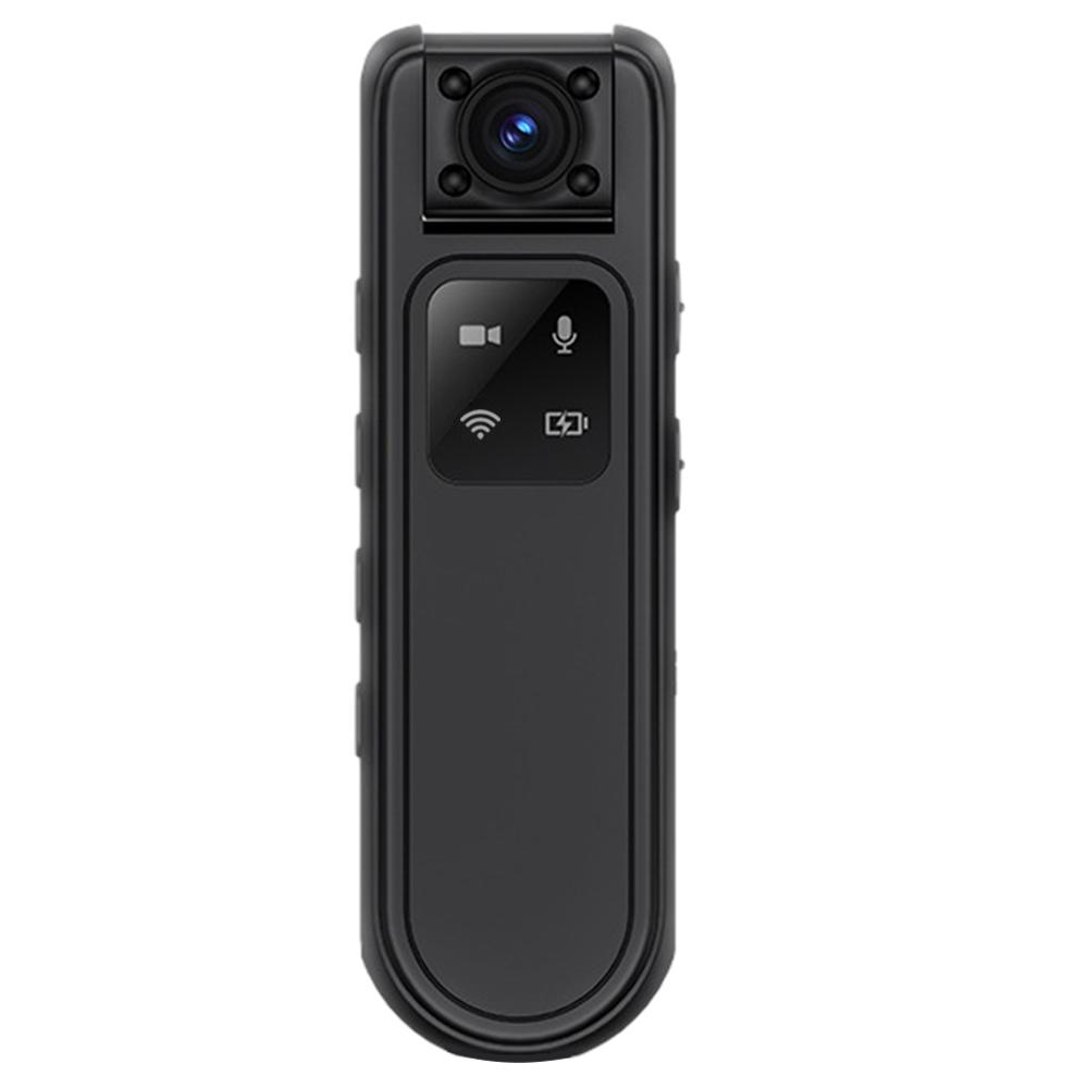 2K HD Mini Camera WiFi 180° Rotatable Lens Outdoor Sport Video Recorder Night Vision Police Body Cam Back Clip Long Battery Life