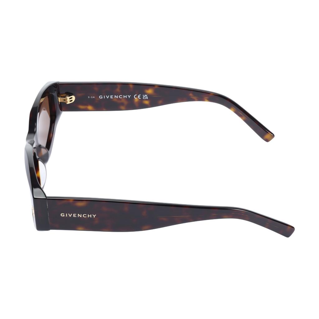 Givenchy Diseño de Logo Acetato Forma Irregular Gafas de Sol Gafas de Sol para Hombre Marrón GV40062I-01A-52J
