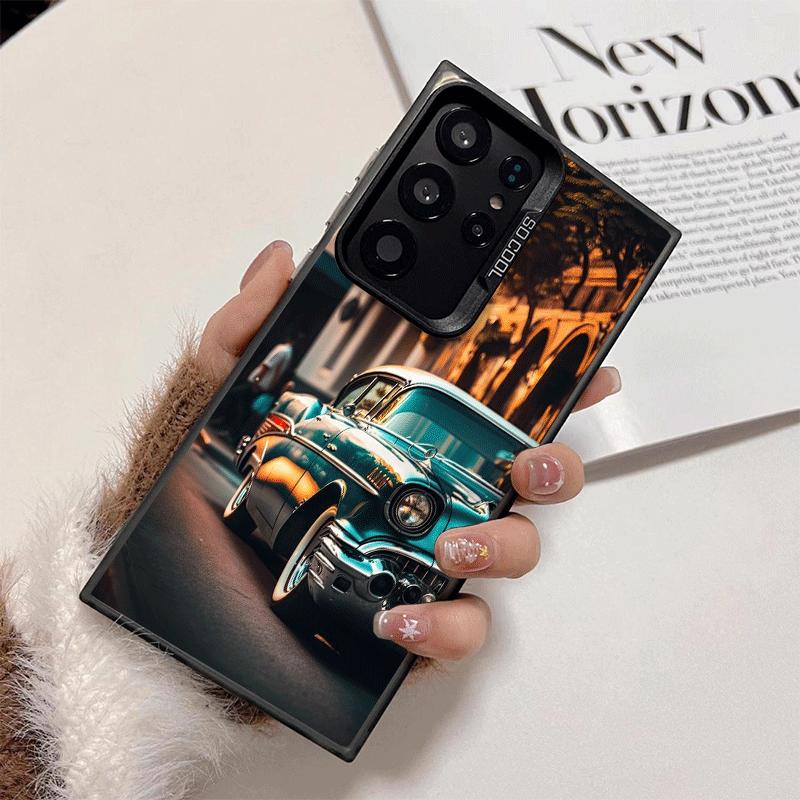 Classic Vintage Retro Car Shockproof Phone Case for Samsung Galaxy S26 Edge S25 Ultra S24 FE S23 Plus S21 Cover Anti Fall Fundas