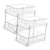 Undersink Kitchen Shelf Cabniet Storage Bins for Countertop Cabinet Kitchens 2Pcs