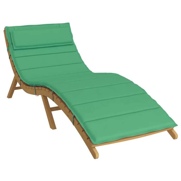 VidaXL Sun Lounger Cushion Green 180x60x4 Cm Oxford Fabric, Cushion, Seat Cushion, Patio Cushion, Cushion 361857