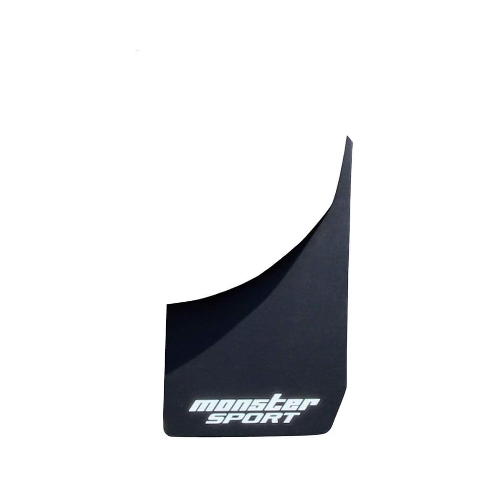 Monster Sport Mud Flap Set Black for Hustler MR52S/MR92S Automotive Accessory