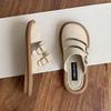 Women's Breathable Cotton and Linen Slip-On Mules with Soft Sole