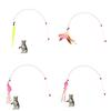 Wire Colored Steel Feather Cat Toy Toy Toy Gift Bell Cat Toy Pet Supplies