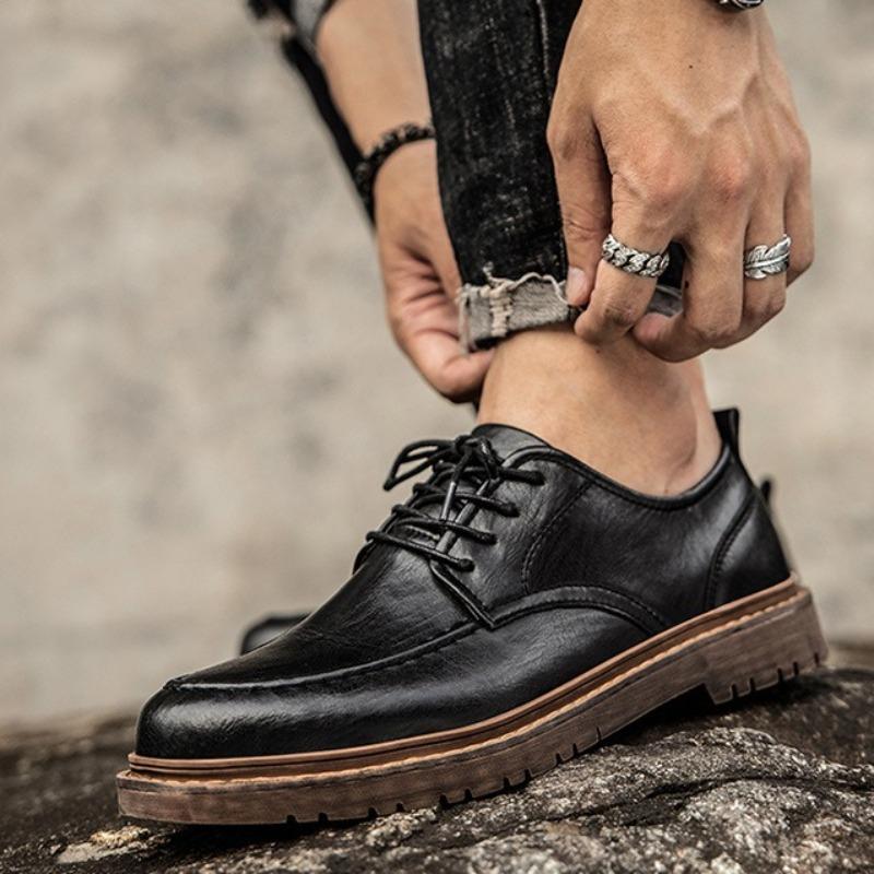 Fashion Men's Brogue Shoes Luxury Handmade Cowhide Leather Shoe Fashion Business Dress Shoes for Men Lace Up Oxford Shoe Brand Man Shoes