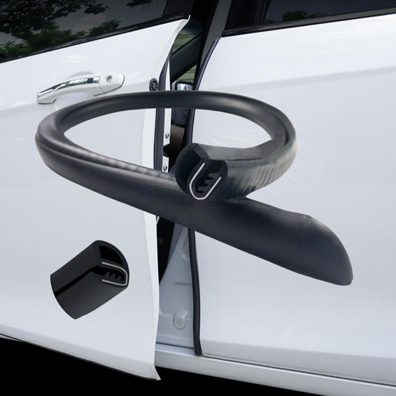 1 Piece Auto Sealant Strips 80Cm Car Door Edge Seal Strip Rubber B-Pillar Weatherstrip Soundproof Dustproof Car Accessories