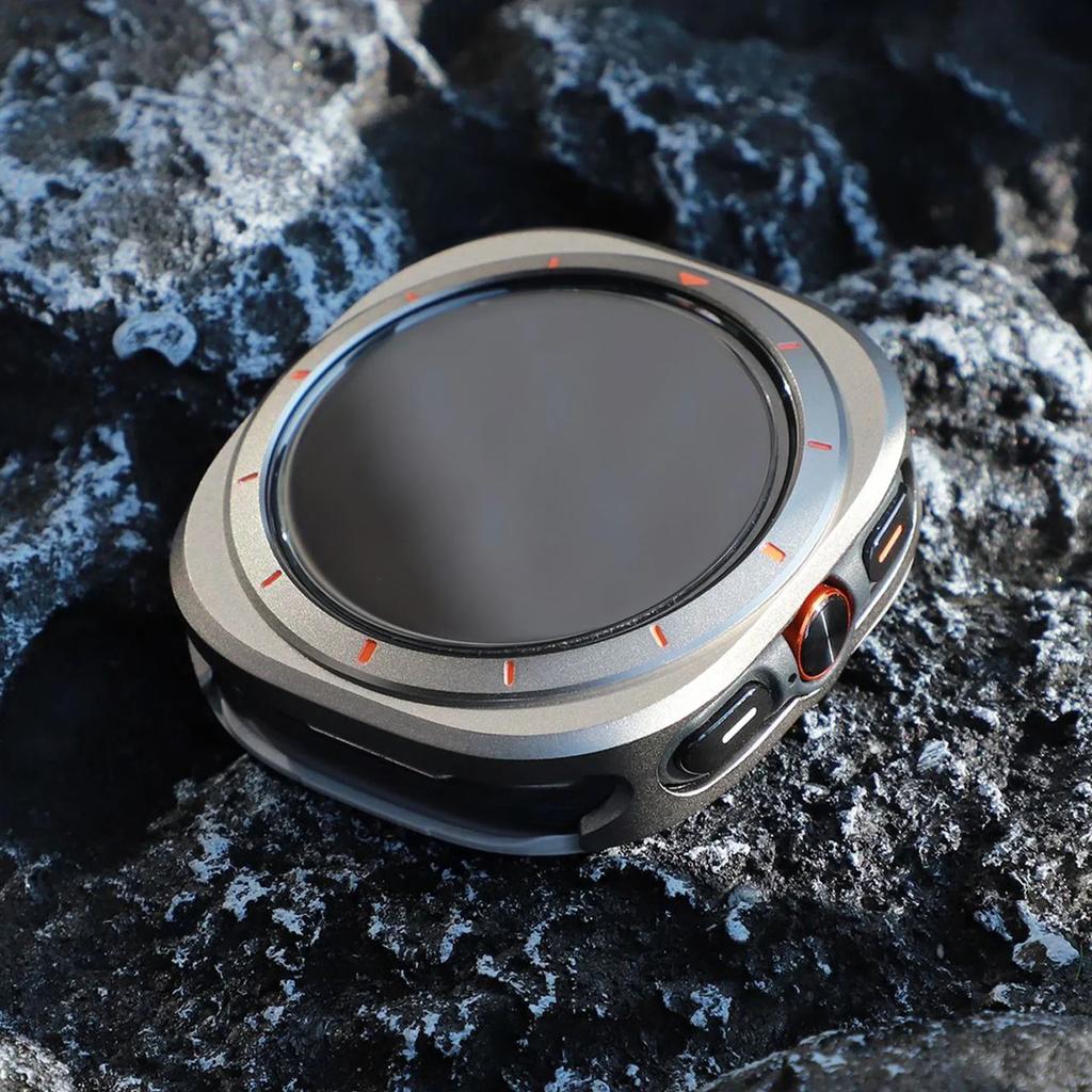 Lyxigt Aluminiumfodral för Samsung Galaxy Watch Ultra 47mm Metallskydd Skärmskydd för samsung galaxy 7 ultra 47 Tillbehör