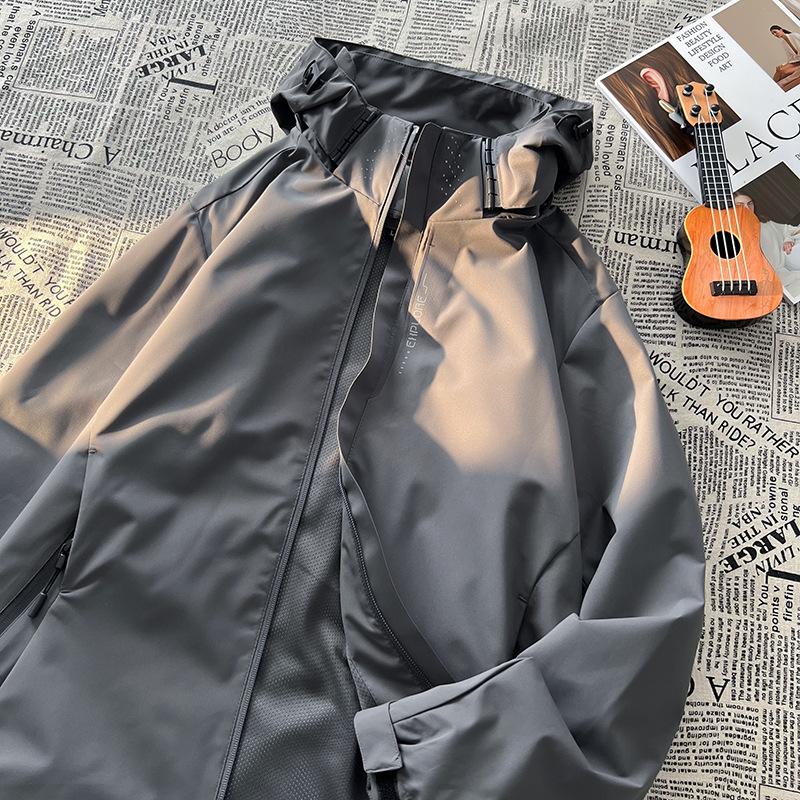 

Hooded Autumn and Winter Men s Tooling Youth Versatile Outdoor Casual Versatile Top Jacket 3XL