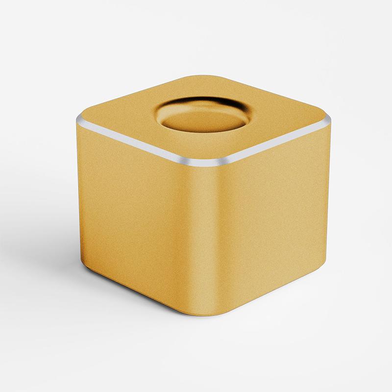 Portable Metal Pen Holder Aluminum Pen Holder with Non-Slip Pad - Versatile Desk Organizer for Bathroom & Office Supplie