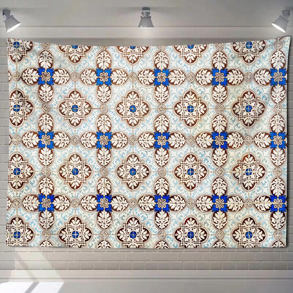 Mandala Tapestry Wall Hanging Beach Rug Blanket Psychedelic Mattress Boho Yoga Shawl Mat Bedroom Living Room Decor Tapiz