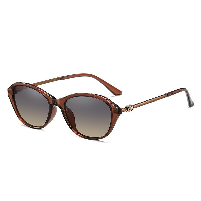 Polarized sunglasses women new fashion trendy black frame women s glasses driving large frame round face vintage sunglasses