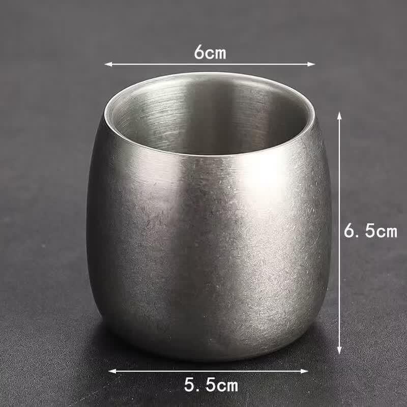 Retro 304 Stainless Steel Double Wall Tumbler