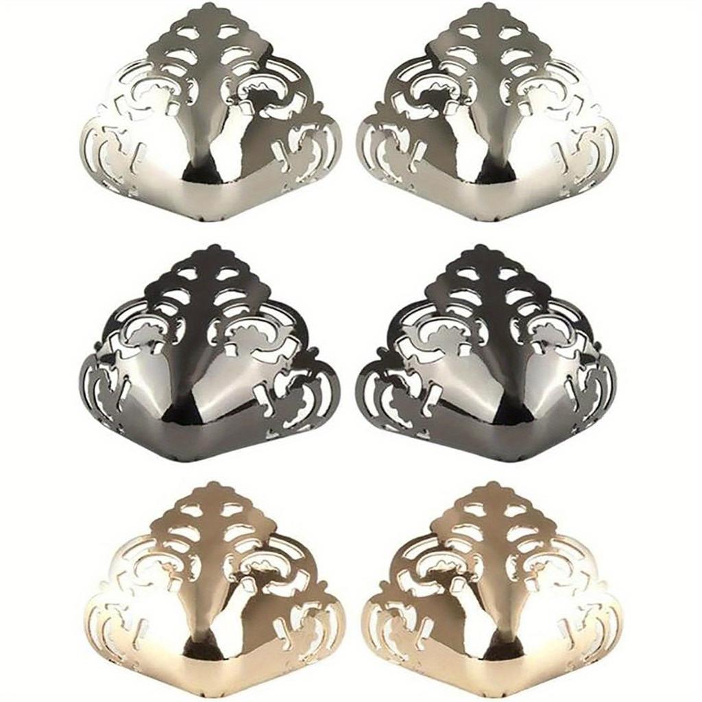 1pair High Heel Metal Toe Cap Wear and Tear Concealer Anti-kicking Leather Shoes Point Protector Flat Shoe Tips Cap Accessorices