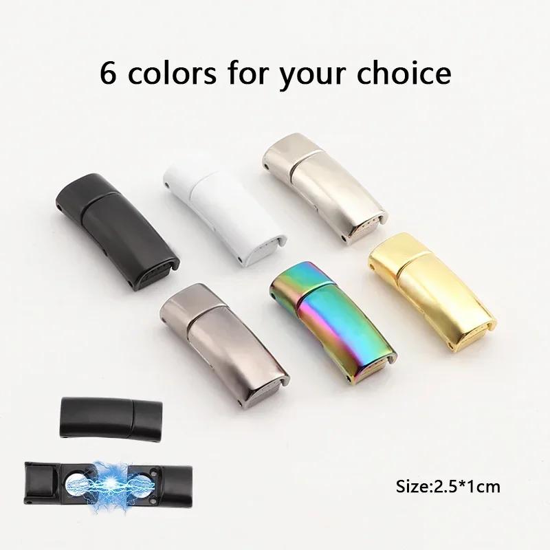 Magnetic Shoe Laces Clip Flat Elastic Stretch Laces Sneakers Lazy No Tie Shoelaces Woman Men Children Casual Shoelace for