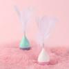 Roly-poly Cat Toy Soft Feather Bird Design Automatic Rebound Interactive Pet Toy Boredom Relief Cat Exercise Toy