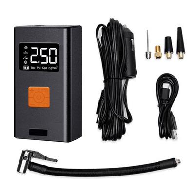 Gonfiagomme per Auto Portatile Illuminazione Intelligente Display Digitale Pompa d'Aria Elettrica Intelligente con Capacità Batteria 2000mAh