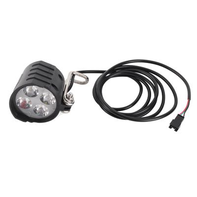 Electric Bike Headlight 12W High Brightness LED Front Light with Horn for 36V 48V 52V 60V