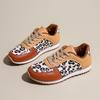 2025 Large-sized Sneaker Shoes for Women, Height-increasing, Breathable, Front-lacing, Leopard Print Lightweight Casual Shoes