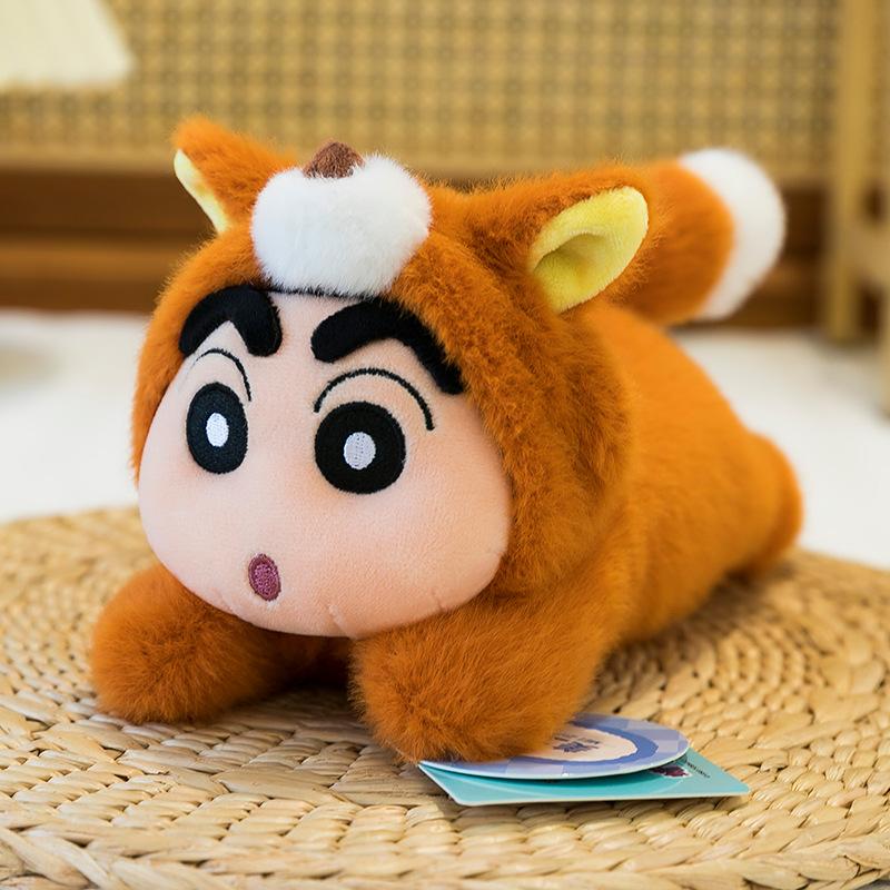 Lie Down Crayon Xiaoxin Aromatherapy Plush Toy Turned Into a Doll Crocodile Xiaoxin Doll Bean Bag Table with Doll