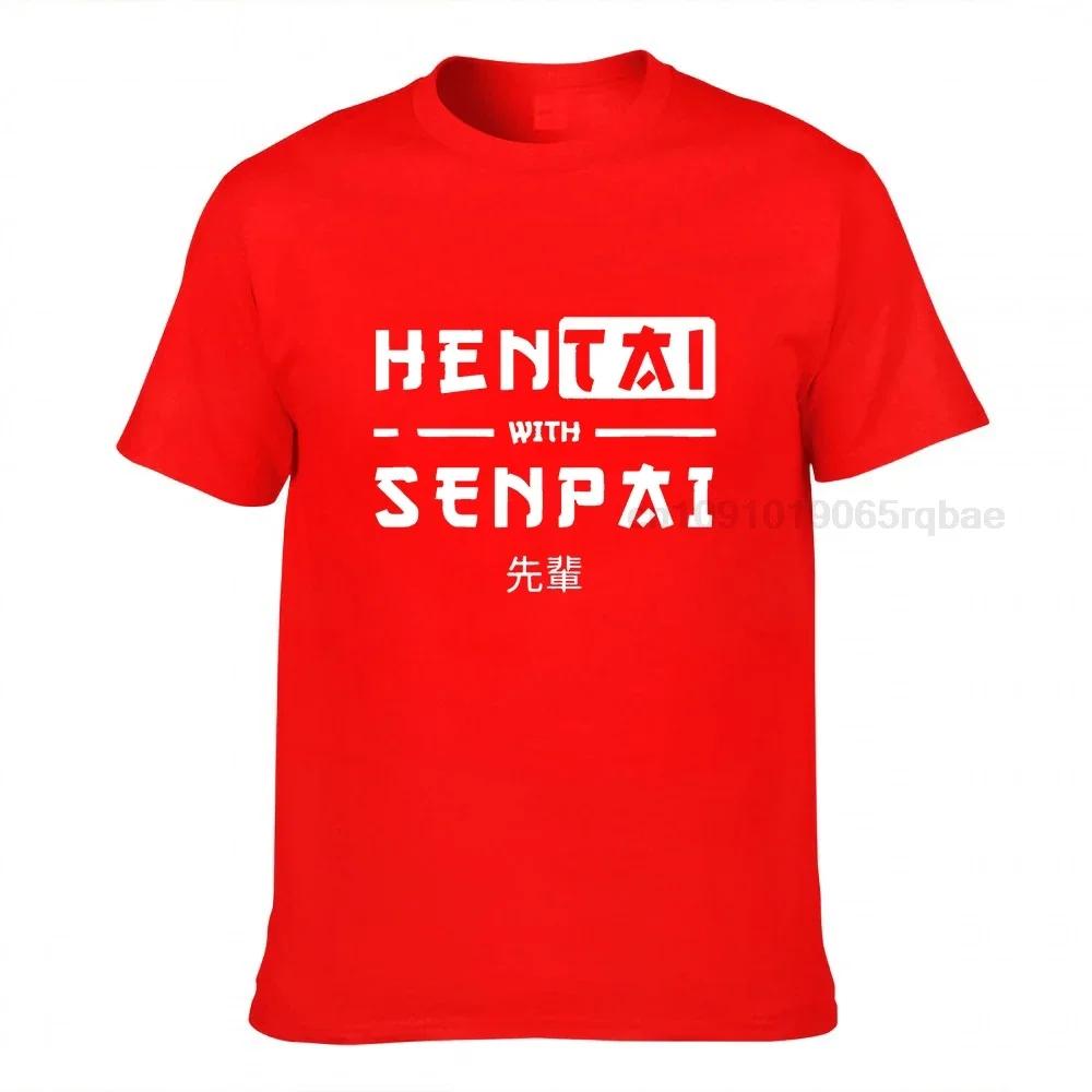 Japanese Senpai Tshirt Harajuku Streetwear Anime Design Cool Gifts For Teenager Cotton Eu Size Aesthetic Camisas