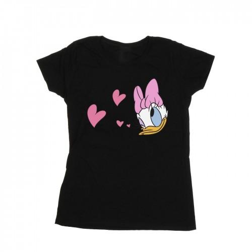 Disney Womens/Ladies Daisy Duck Kisses Cotton T-Shirt