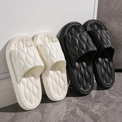 Fashion Men Shoes Simple Flip Flops Lightweight Seaside Slippers Casual Men Footwear Beach Sandal Slipper Summer Couple Home Slippers