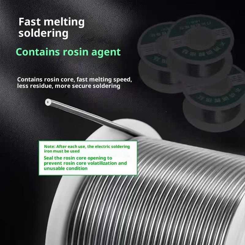 1.0Mm 20G 50G 100G Soldering Rods Low Temperature Easy Melt Solder Wire Silver Universal Welding Rod Cored Weld Wire