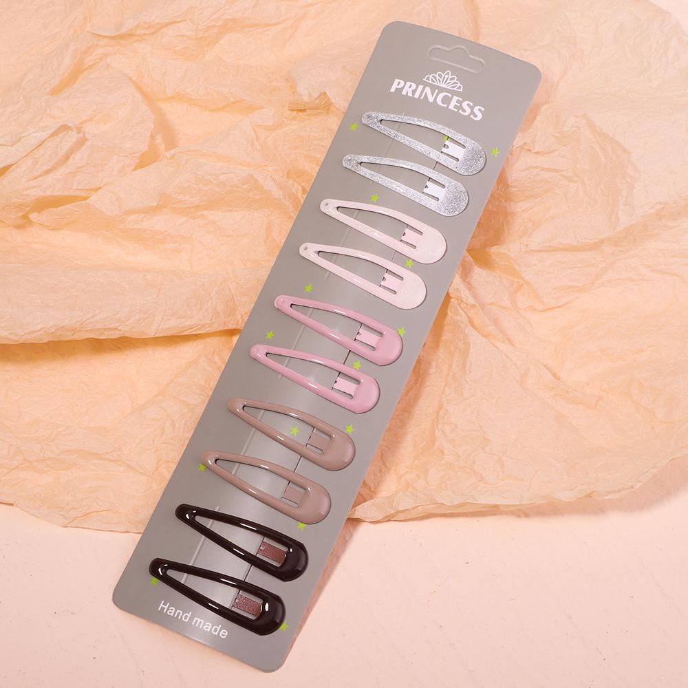 10Pcs/Set Cute Candy Colors Dripping Hairpins BB Clip Girls Children Hair Pin Barrette Accessories Women Kids Hairgrip Headdress