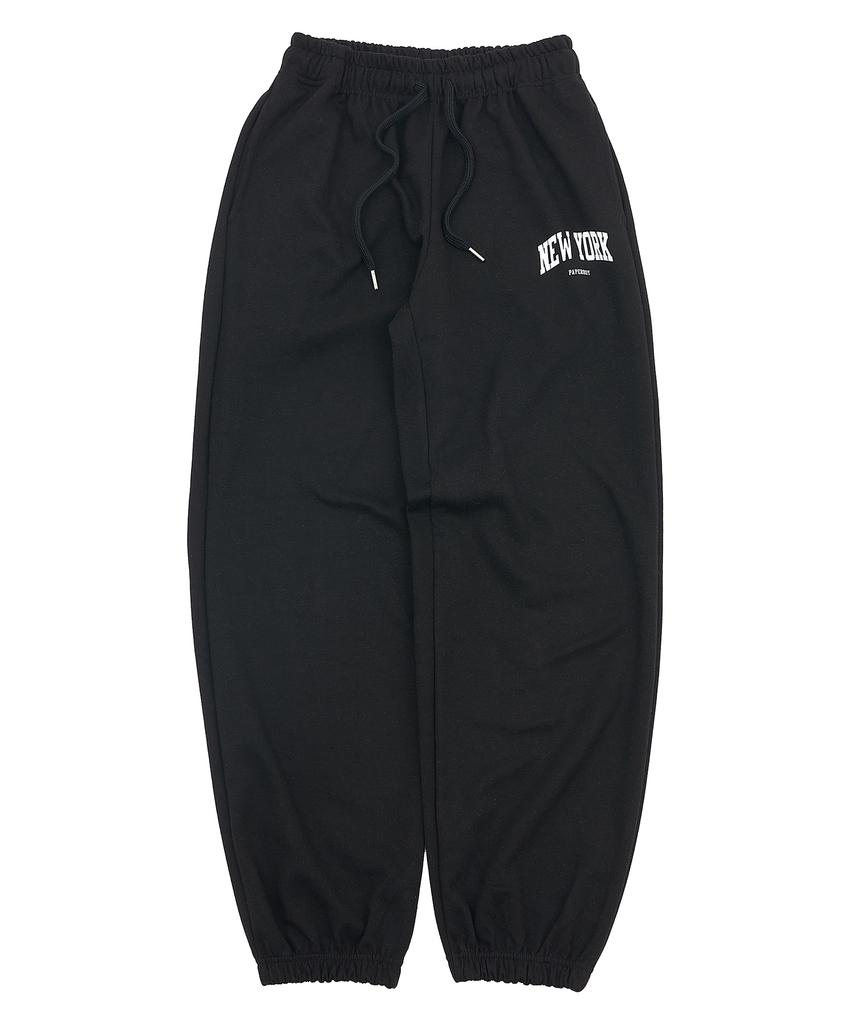 PAPERBOY Basic New York Wide Jogger Pants - Navy (Type B)