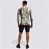 Men's Long Sleeve Cycling Jersey Breathable Quick Dry Half Zip Pullover Lightweight Athletic Shirt for Outdoor Sports