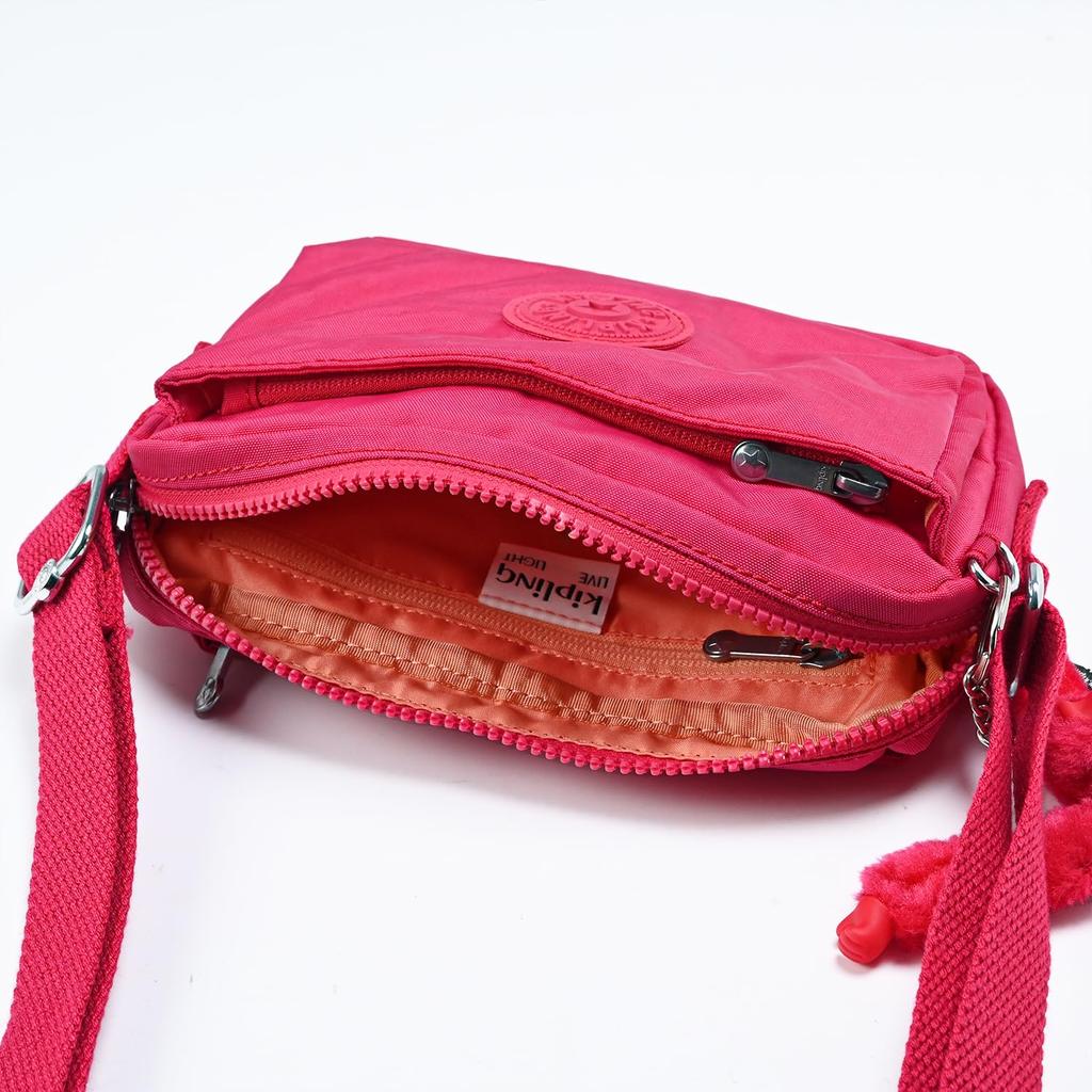 Kipling ABANU Shoulder Bag in Confetti Pink Women's (KI4208T73) [Used]