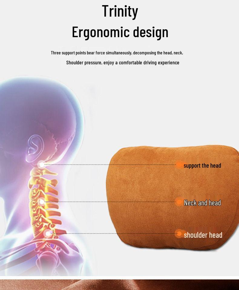 Car Headrest Pillow: S-Class Maybach Mercedes-Benz BMW Seat Lumbar & Neck Support