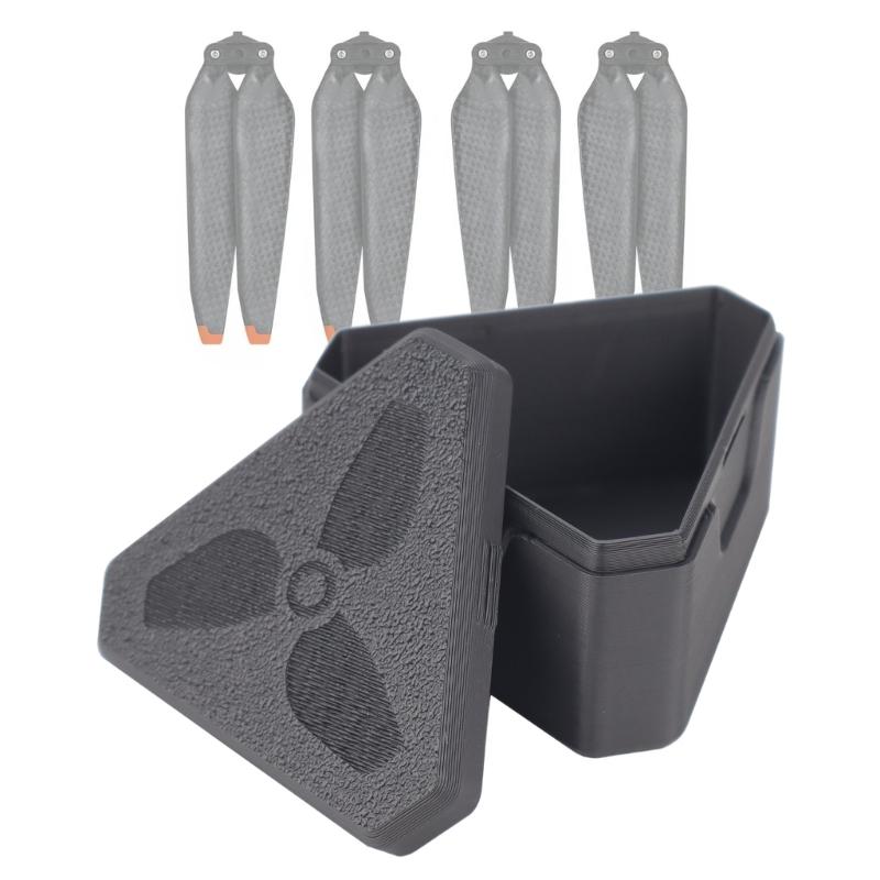 Drones Propellers Storage Case for Drones Paddles 4 Paddle Capacity with Screwdriver Slot Stripe