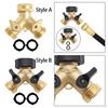 Outlet Garden Hose Connector with Washers Copper Tap Splitter